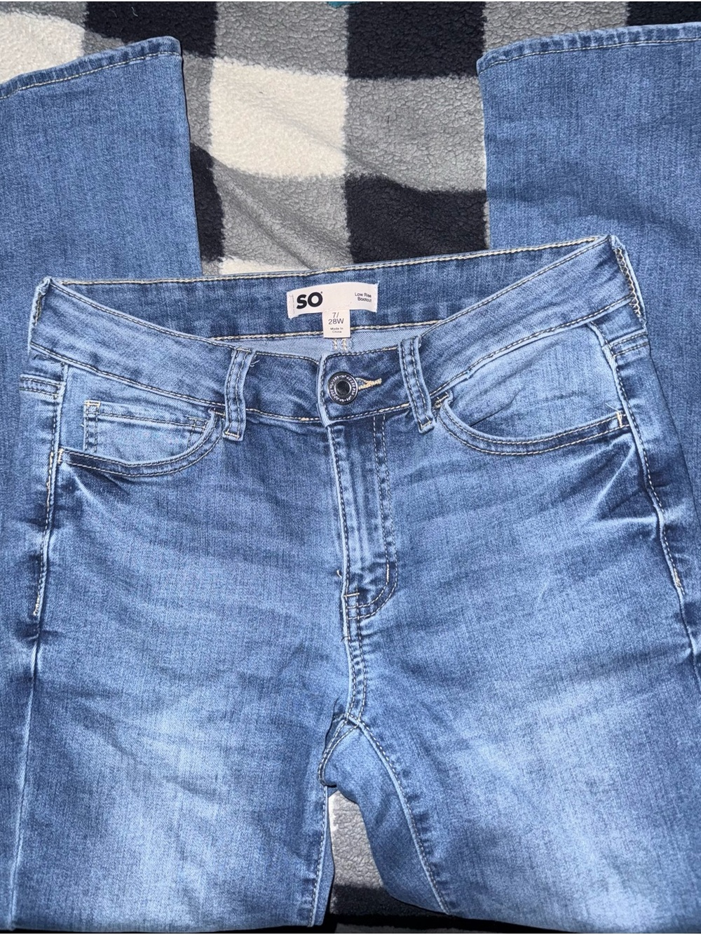 SO Light Blue bootcut Jeans